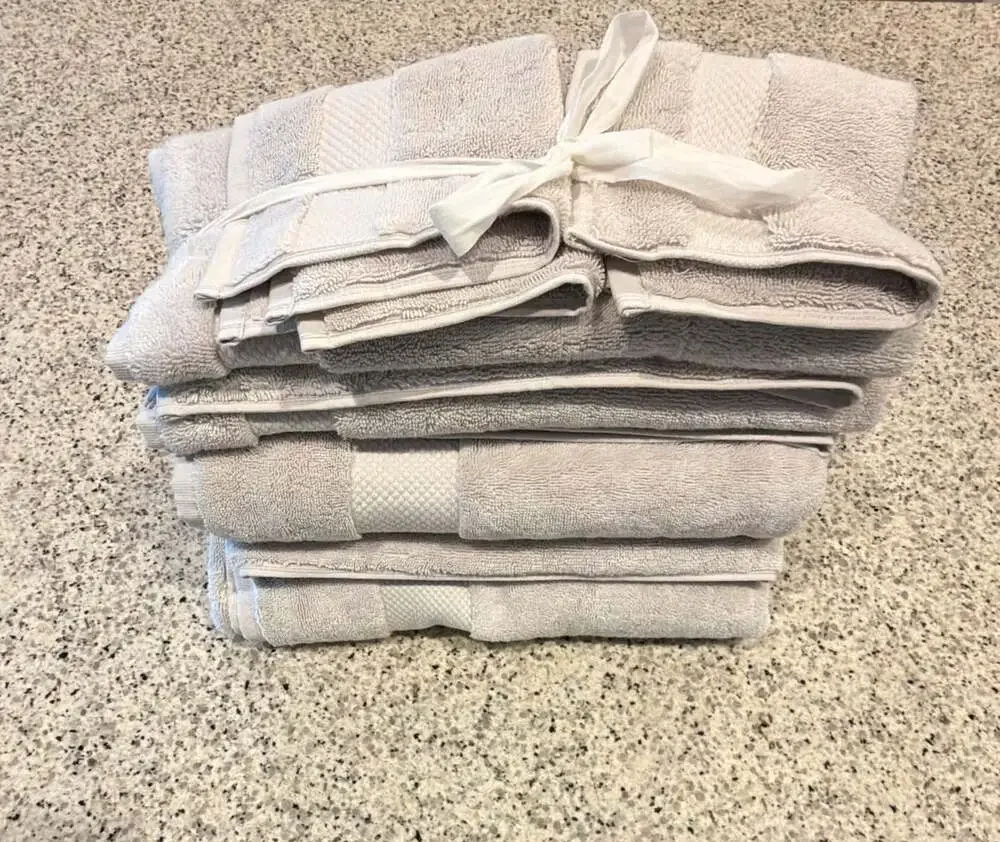 Quince Ultra Plush Turkish Cotton Towel Bundle in Light Grey